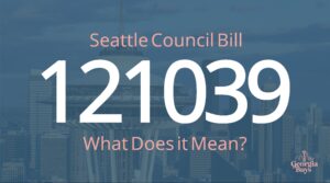 Seattle Bill 121039 Summary